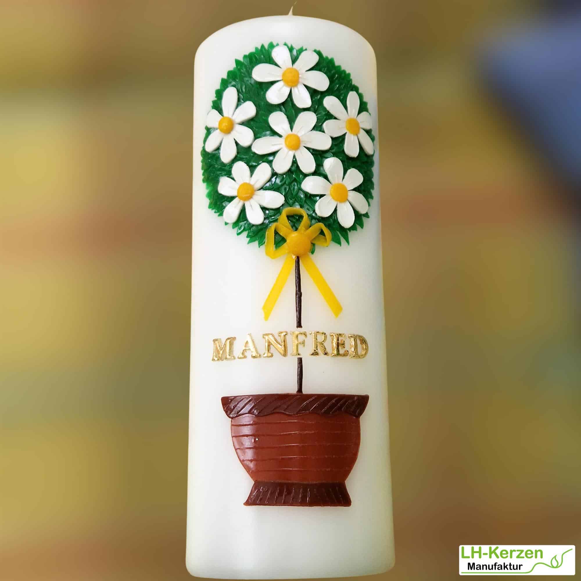 Kerzenbeschriftung Beschriftete Kerze